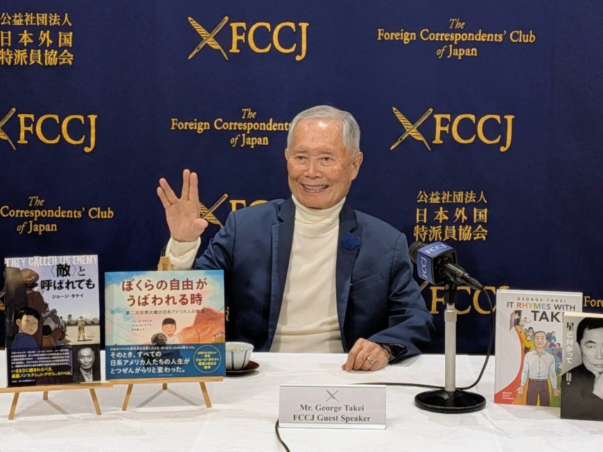 George Takei brings children’s book on wartime internment to Japan