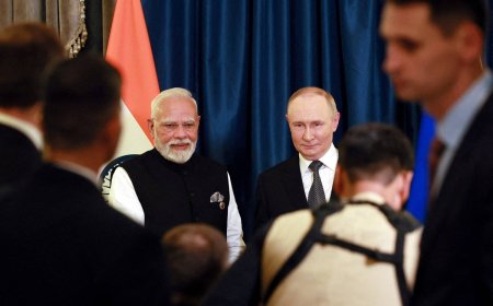 Russia's Putin seeks to boost energy, defense exports with India visit