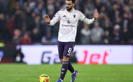 Ruben Amorim calls on Manchester United to step up without Bruno Fernandes