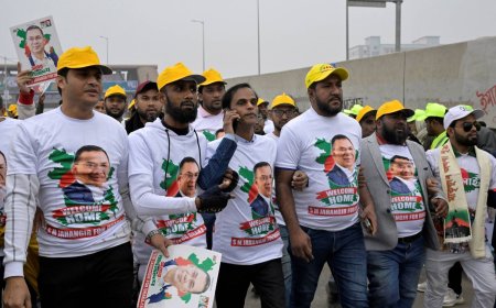 Bangladesh leader considered top PM candidate returns from exile ahead of polls