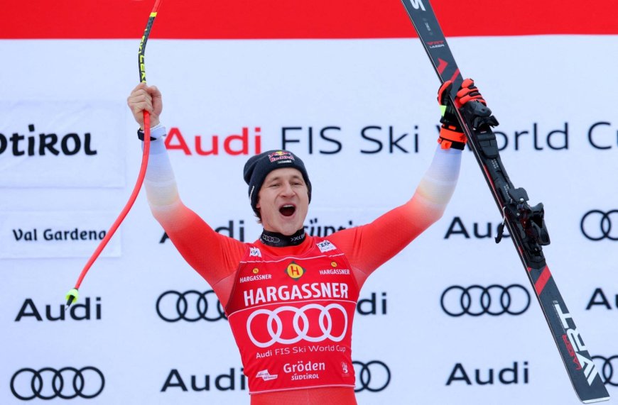 Odermatt seals milestone 50th World Cup victory in Val Gardena downhill