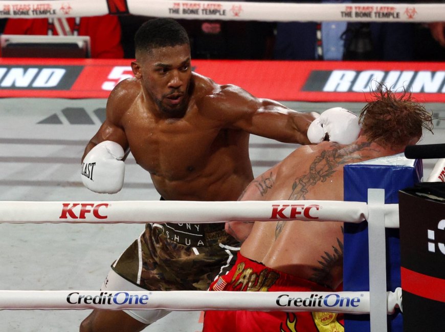 Joshua knocks out Paul to win Netflix boxing bout