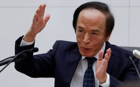 Ueda highlights BOJ’s intention to keep raising rate to bankers