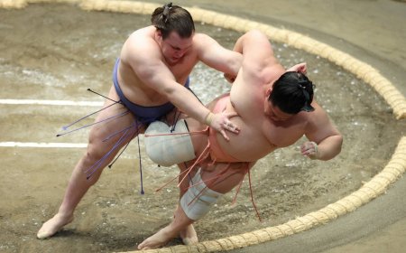 Aonishiki sets the pace as <i>hatsu basho</i> title race takes shape