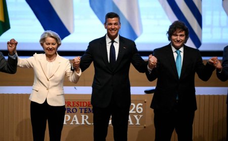 EU and Mercosur bloc ink major trade deal, rejecting 'tariffs' and 'isolation'