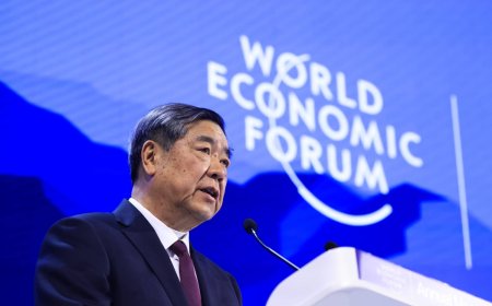 China defends growth model at Davos, aiming to be ‘world’s market’
