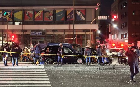 Cabinet Office vehicle involved in crash that killed 1 and injured 8