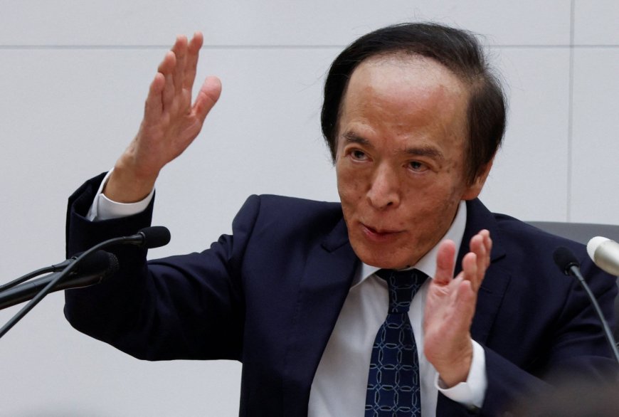 Ueda highlights BOJ’s intention to keep raising rate to bankers