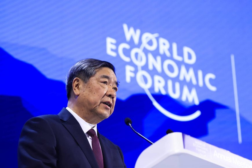 China defends growth model at Davos, aiming to be ‘world’s market’