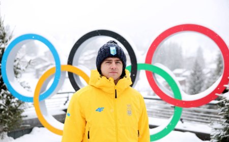 Ukrainian flag bearer at Olympics proud to display nation's resiliency