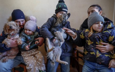Kyiv family, with its pets and pigs, defies Russia and the cold