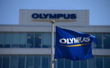 Olympus drops after full-year operating income forecast cut