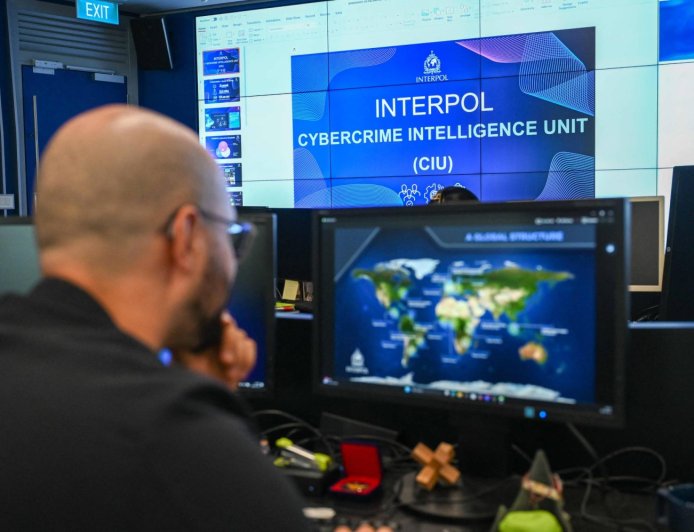 Interpol backroom warriors fight cybercriminals 'weaponizing' AI