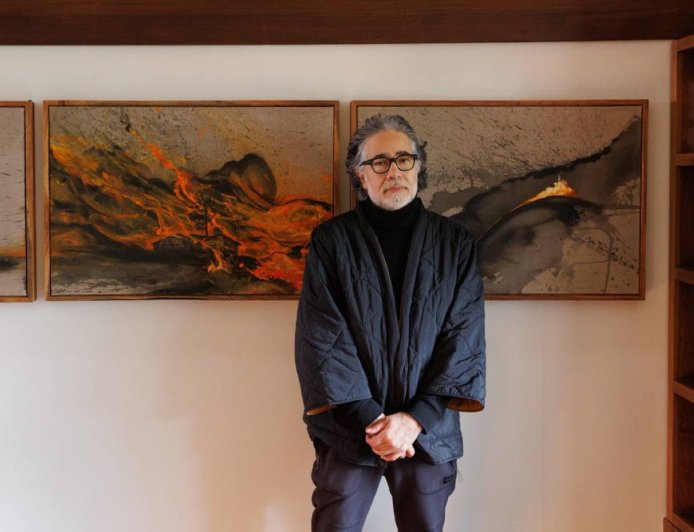 A California wildfire survivor turns devastation into art with a message on the climate crisis