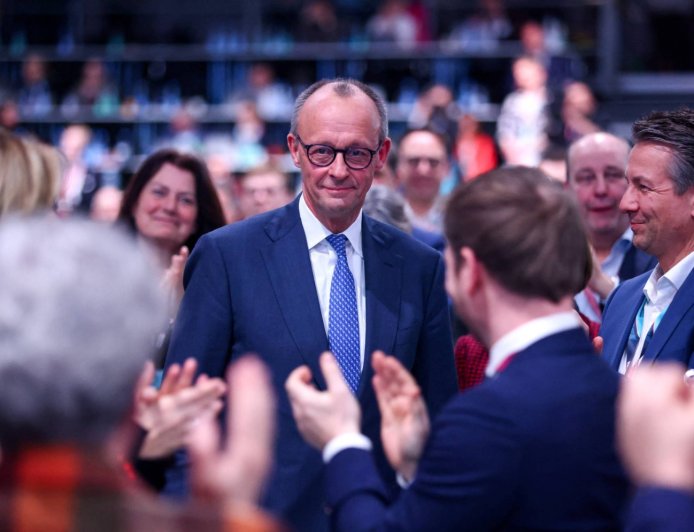 Despite headwinds, Germany's Merz wins strong party backing