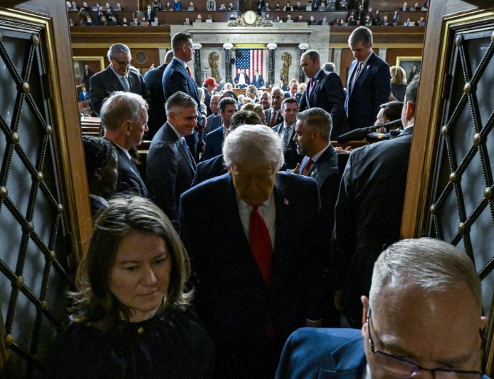 Trump hails ‘golden age’ in State of the Union as voters sour on economy