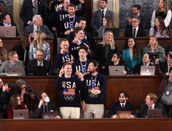 U.S men's hockey players regret response to Donald Trump remarks on women's team