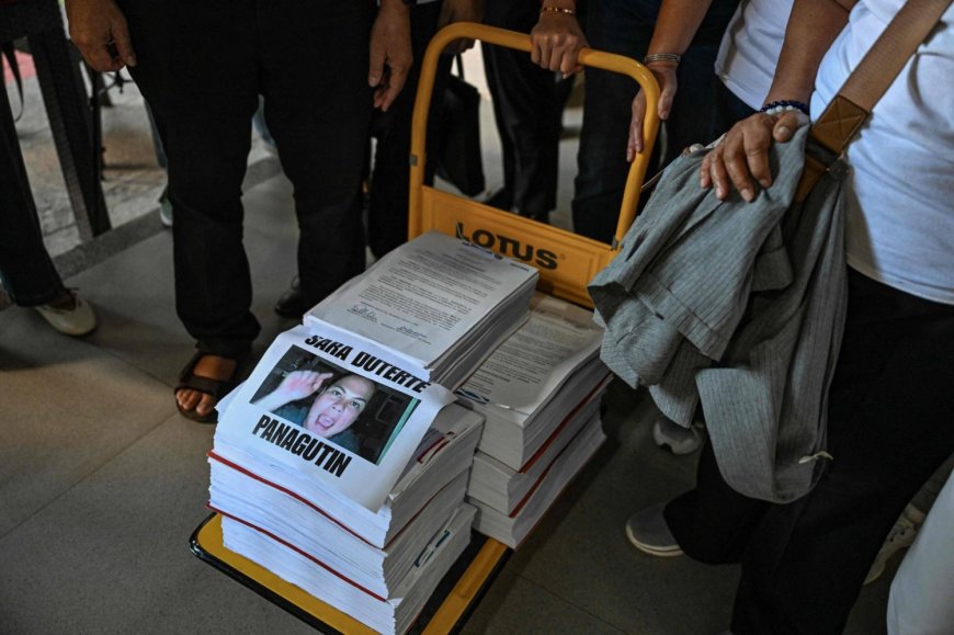 Impeachment complaints filed against Philippine VP Sara Duterte