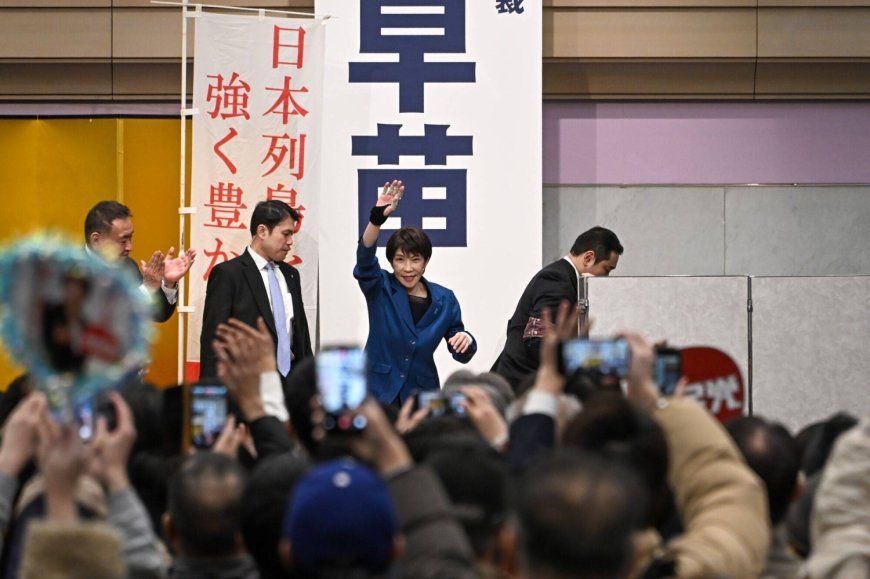 Bets on big Takaichi win set Japanese stocks on path to rally