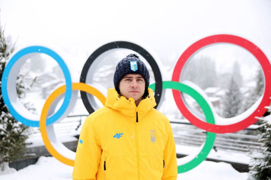 Ukrainian flag bearer at Olympics proud to display nation's resiliency