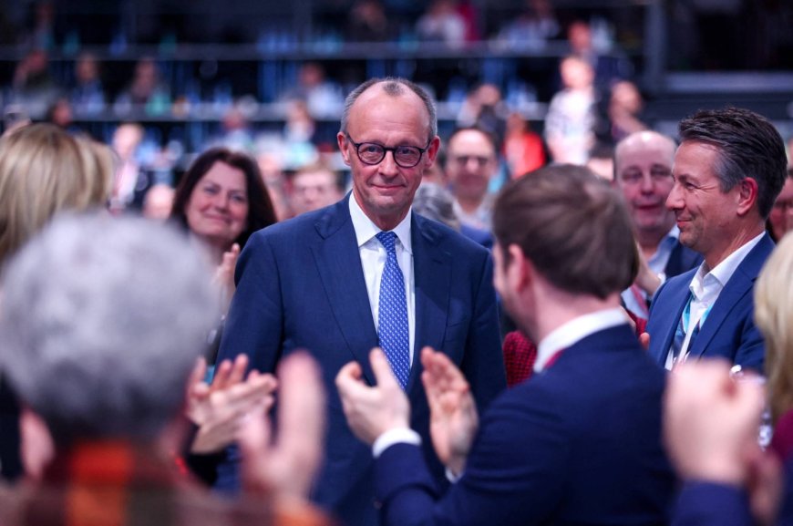 Despite headwinds, Germany's Merz wins strong party backing