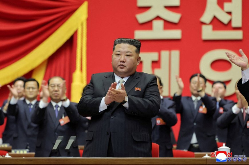 North Korea’s ruling party reelects Kim as general-secretary at rare congress
