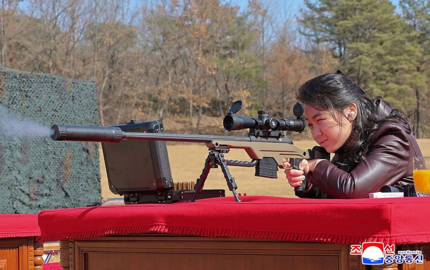 North Korea unveils image of leader's daughter firing rifle