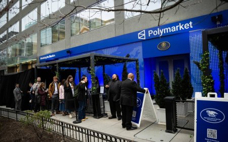 Polymarket’s latest pop-up is a sports bar for watching the news