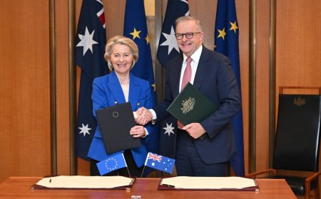 Australia and the EU seal long-awaited trade deal amid global trade tensions