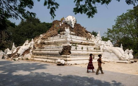 Myanmar’s rebuild stutters year after deadly quake