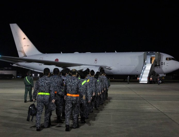 SDF aircraft on standby in Maldives to support evacuation mission