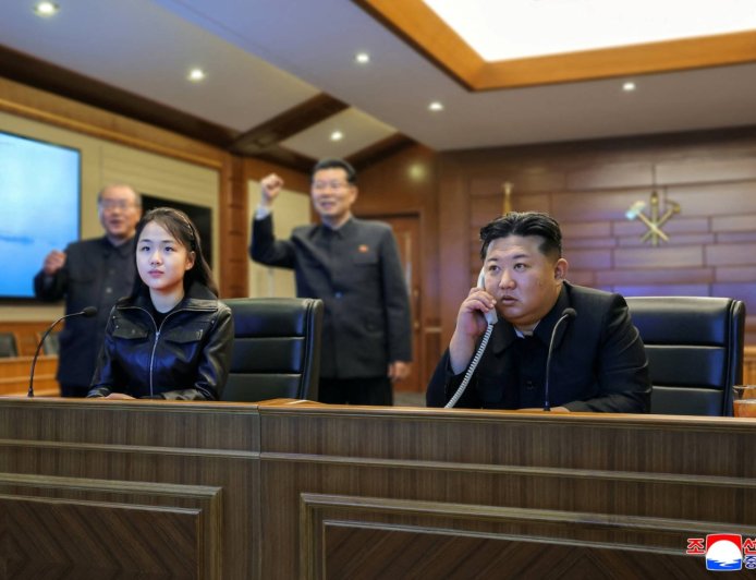 North Korea fires off barrage of around 10 ballistic missiles, Seoul says