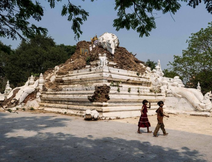 Myanmar’s rebuild stutters year after deadly quake