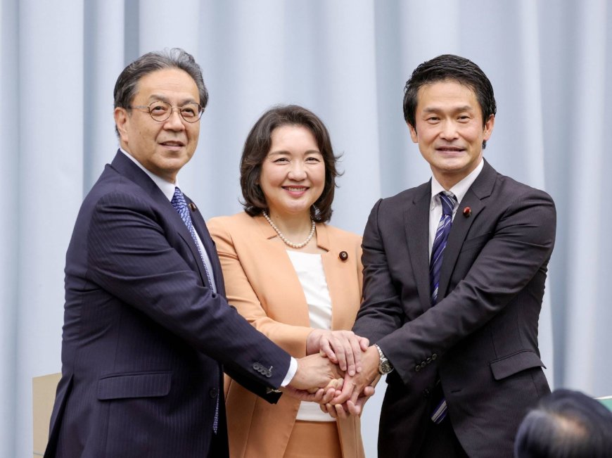 Komeito chief open to full integration with Centrist Reform Alliance