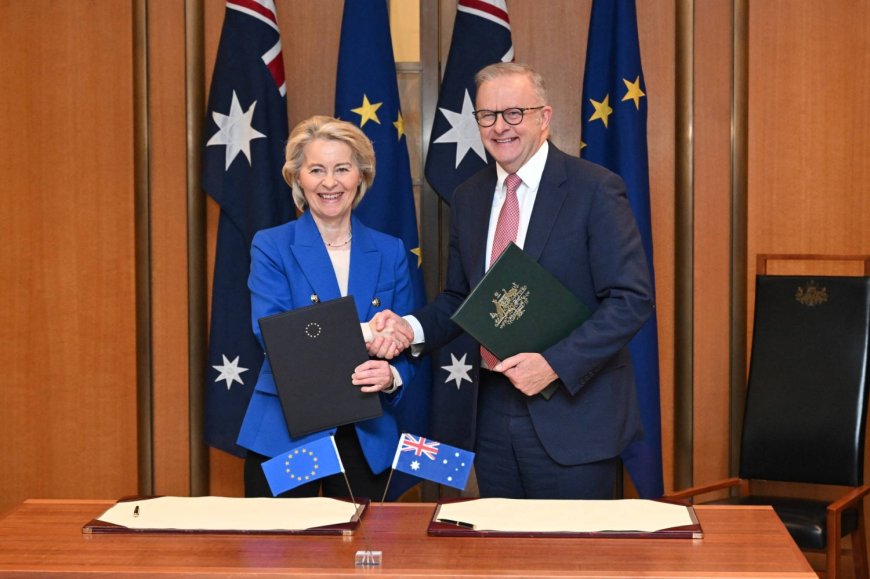 Australia and the EU seal long-awaited trade deal amid global trade tensions