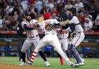 Braves' Lopez and Angels' Soler ejected after fight