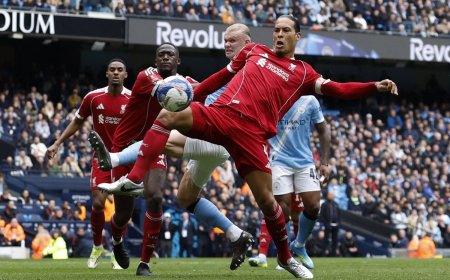 Liverpool's Virgil Van Dijk apologizes for performance against Man City
