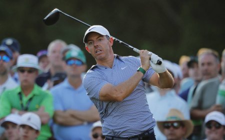 McIlroy falters, shares Masters lead with surging Young