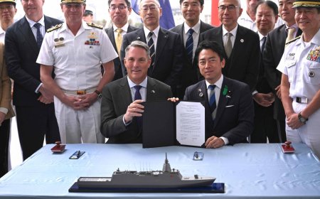 Japan seals largest-ever defense contract with frigate sale to Australia