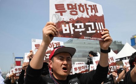 Samsung workers protest over huge pay gap with SK Hynix amid AI chip boom