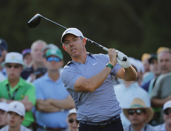 McIlroy falters, shares Masters lead with surging Young