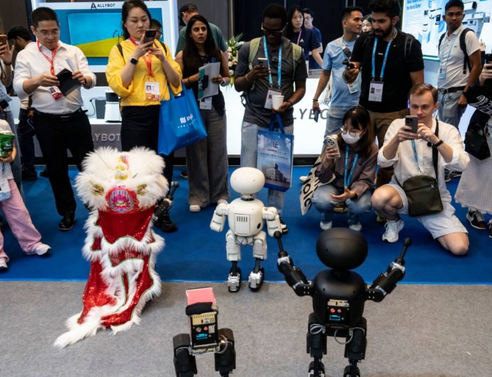 China flashes new tech swagger to world markets convulsed by war