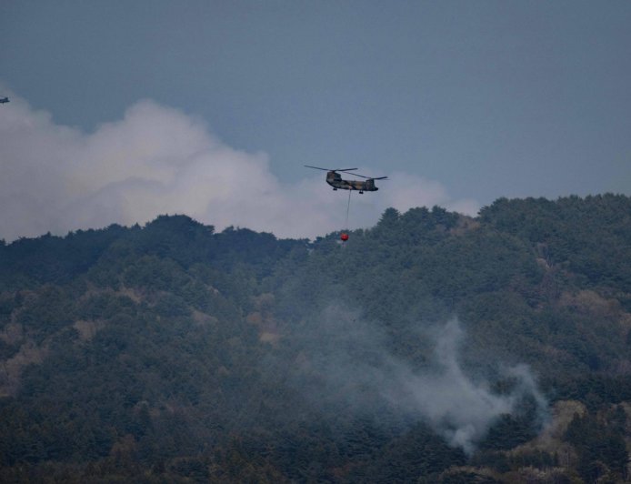 Over 3,200 forced to evacuate as crews battle Iwate wildfires
