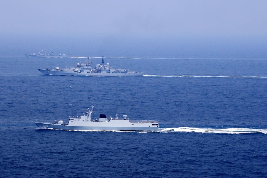 Chinese military warships train in western Pacific after MSDF Taiwan Strait transit