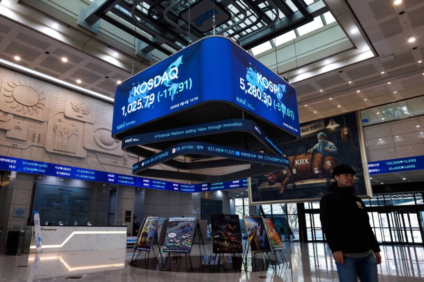 South Korea passes U.K. to become world’s eighth-largest stock market