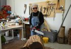South Korean chain saw artist carves a name for herself at 91