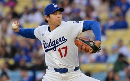 Shohei Ohtani named National League Pitcher of the Month