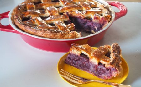 No added sugar, no problem: A lattice tart held up by sweet beans
