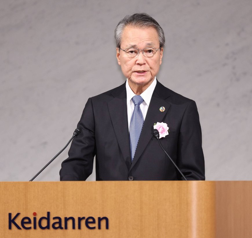 Keidanren chief calls for boosting Japan’s growth potential