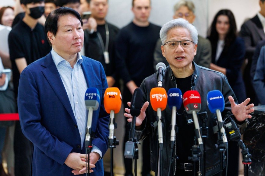 Nvidia clinches deals with South Korean giants including SK Group to advance AI boom